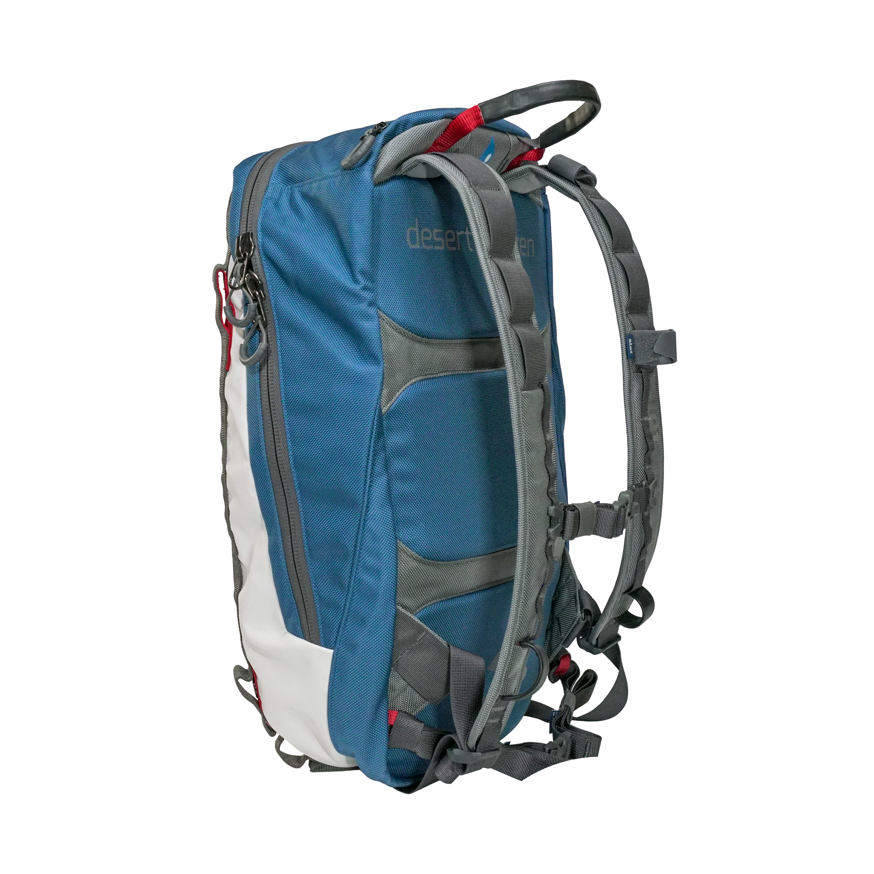 The Canyon 26L is the ideal backpack for carrying personal gear. If rope and gear are carried in a Rapide 38L or Guide 50L, this pack is perfect for everyone else. With a compact and clean design, the Canyon still has enough room for a harness, helmet, food, water, safety, and a few extra layers. This pack boasts the same level of durability and carry comfort as its older siblings