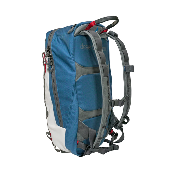 The Canyon 26L is the ideal backpack for carrying personal gear. If rope and gear are carried in a Rapide 38L or Guide 50L, this pack is perfect for everyone else. With a compact and clean design, the Canyon still has enough room for a harness, helmet, food, water, safety, and a few extra layers. This pack boasts the same level of durability and carry comfort as its older siblings 