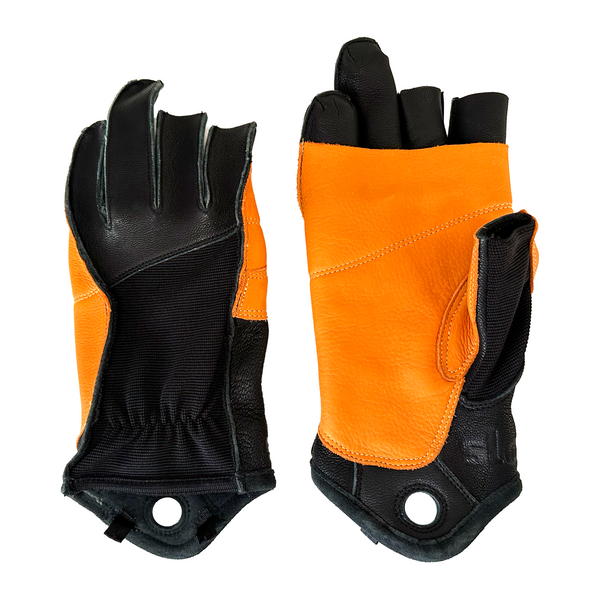 Rappelling and Belaying glove for climbing and canyoneering